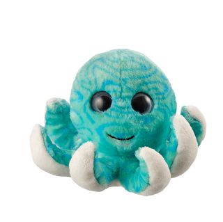 Obrázek z Chobotnice zelenomodrá plyš 14cm velké oči 